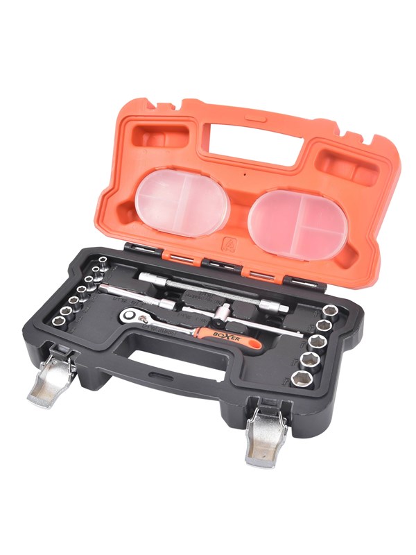 Boxer Hylsenøkkelsett 1/4'' - 16 deler