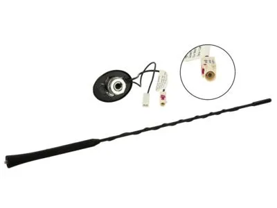 Antenne AM/FM 76° 12V ekstern strøm