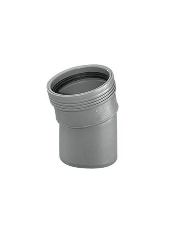 Wavin Wafix pp bend 15° x 50 mm grey