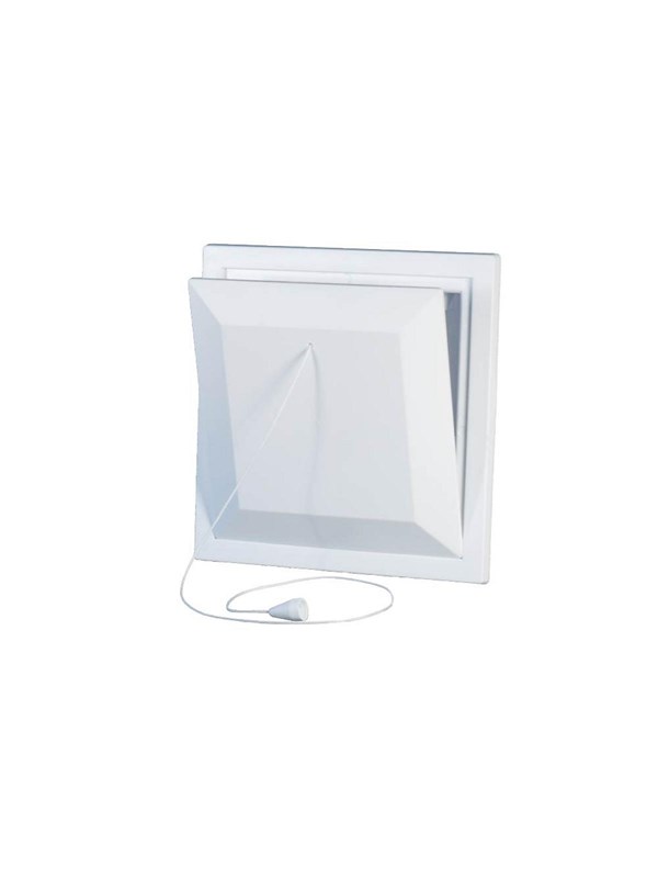 Duka Flap valve Type 111 150x150 mm white