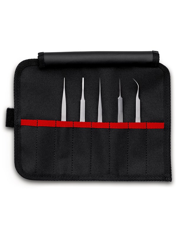 KNIPEX Presisjonspinsett-sett, 5-delers