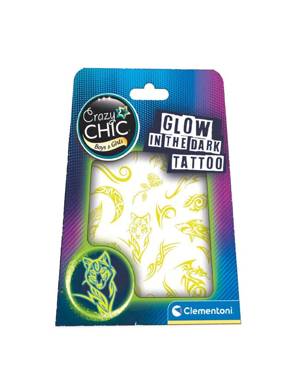Clementoni Crazy Chic - Urban Tattoos Glow in the Dark