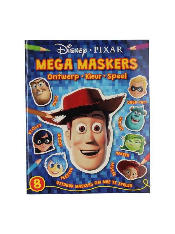 Boek Specials Nederland BV Walt Disney Mask Book Disney Pixar