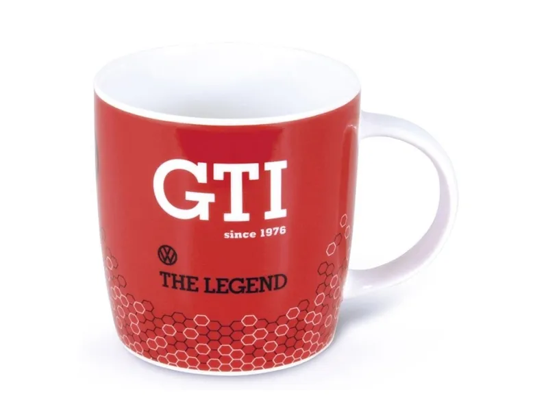 VW GTI kaffekop ''The Legend'' rød, 370 ml