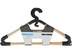 Storage Solutions klesoppheng til garderobe, furu med PP-innlegg, 3 stk