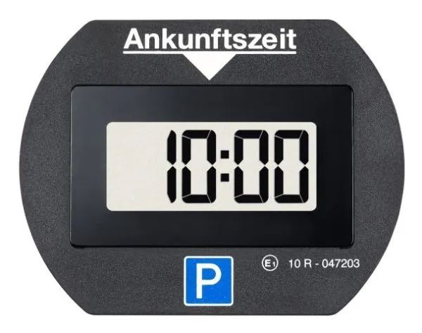 Needit PARK LITE elektr. Parkeringsskive med godkjenning Tysk udgave svart