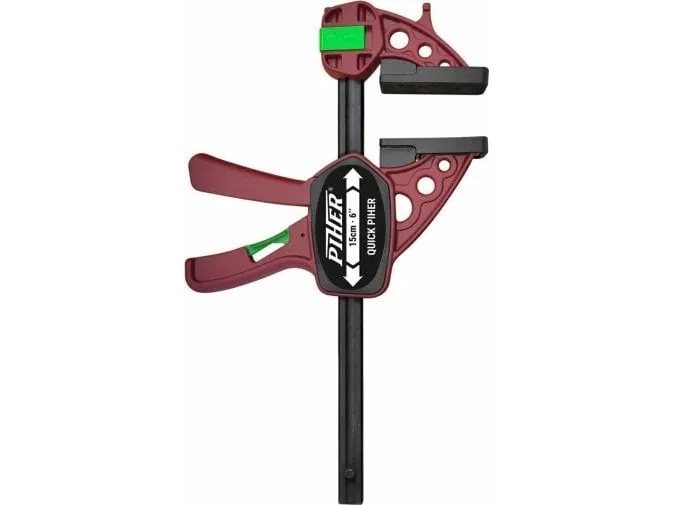 PIHER Ścisk stolarski Quick 125 cm gł. 8 cm 150 kg (P52625)