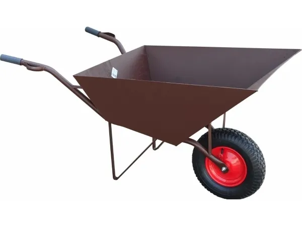 AWTools bygge-kjerre 110 L/2,0 mm brun