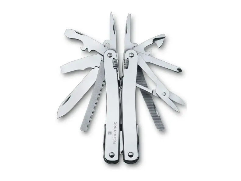 Victorinox Swiss Tool Spirit X Plus, Rustfritt stål, Lær, Rustfritt stål, 105 mm, 18 mm, 210 g