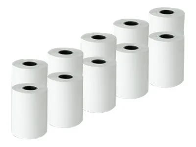 Qoltec - Hvit - Rull (5,7 cm x 16 m) - 55 g/m² - 10 rull(er) termisk papir