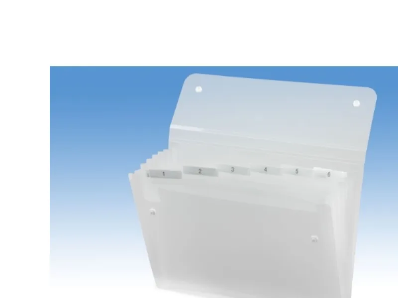 Rexel Ice Expander 6 Pocket Clear, Gjennomsiktig, Polypropylen (PP), 120 ark, A4