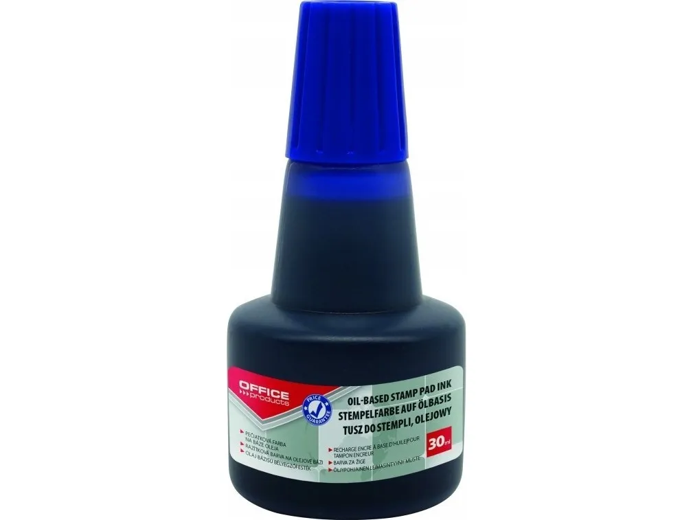 Kontorprodukter Oljeblekk for metallstempler, KONTORPRODUKTER, 30ml, blå