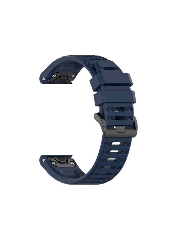 FIXED Silicone Strap for Garmin QuickFit 22 mm Dark Blue