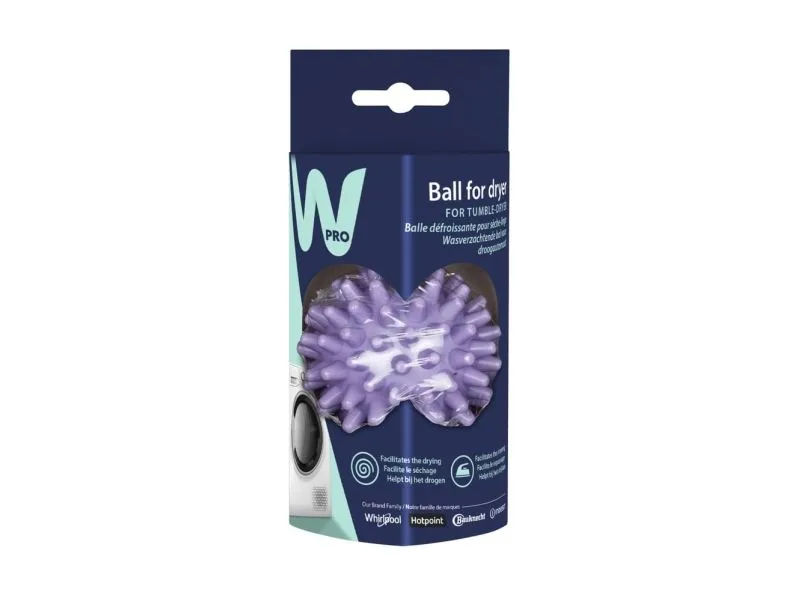 Wpro WBA101, Tørketrommelballer, Lilla, Gummi, 60 mm, 70 mm, 160 mm