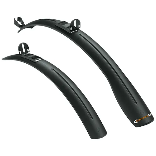SKS BEAVERTAIL XL SET, Bakre skvettlapp, Sort