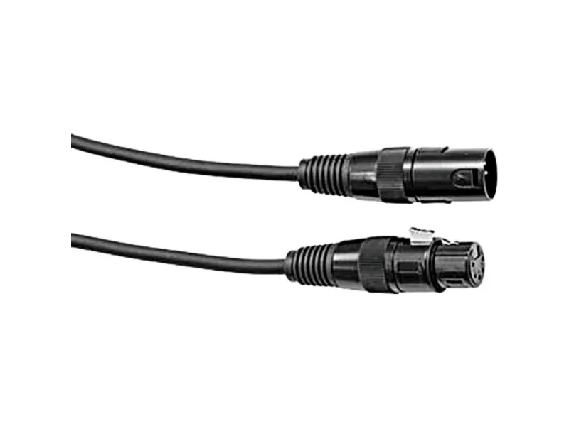 Eurolite DMX tilkoblingskabel [1x XLR-plugg 5-pol - 1x XLR-kontakt 5-pol] 5 m 30227864