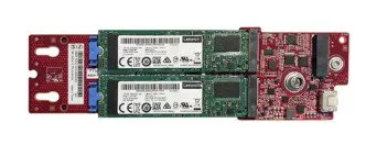 Lenovo M.2 SATA/NVMe 2-Bay Enablement Kit - Aktiveringssett - for ThinkSystem SR630 V2  SR635  SR645  SR650 V2  SR665  SR670 V2  SR860 V2  ST650 V2