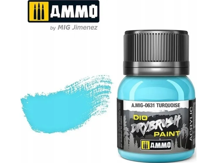 Vallejo Ammo: DIO Drybrush - turkis