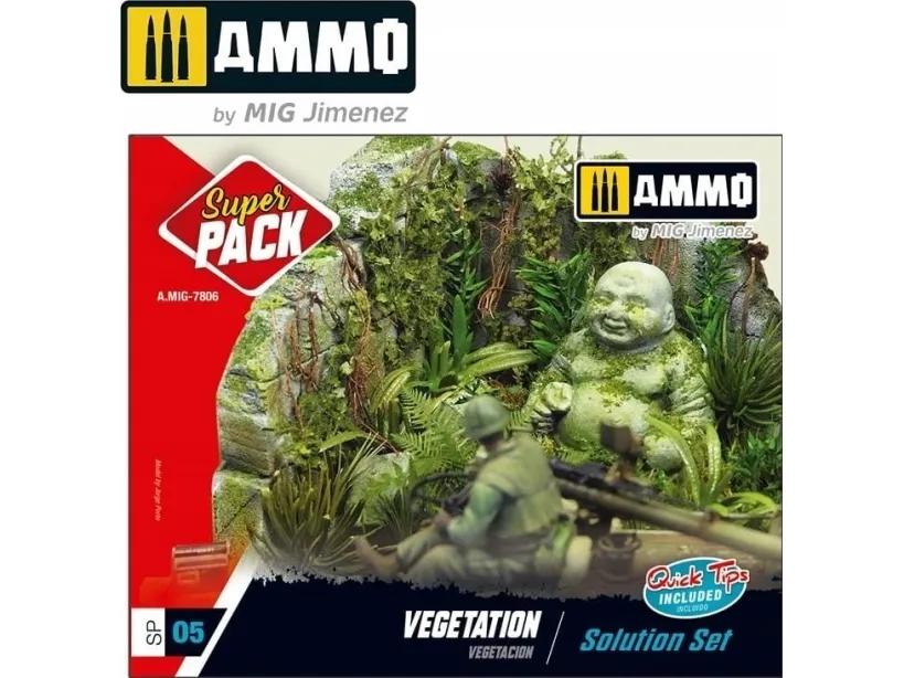 Vallejo Ammo: Super Pack - Vegetation Solution Set