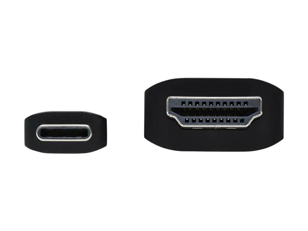 Eaton Tripp Lite Series USB C to HDMI Adapter Cable, 4K 60Hz, HDR, HDCP 2.2, DP 1.4 Alt Mode, Black, 3ft - Video/lydkabel - 24 pin USB-C hann til HDMI hann - 91 cm - svart - 4K-støtte