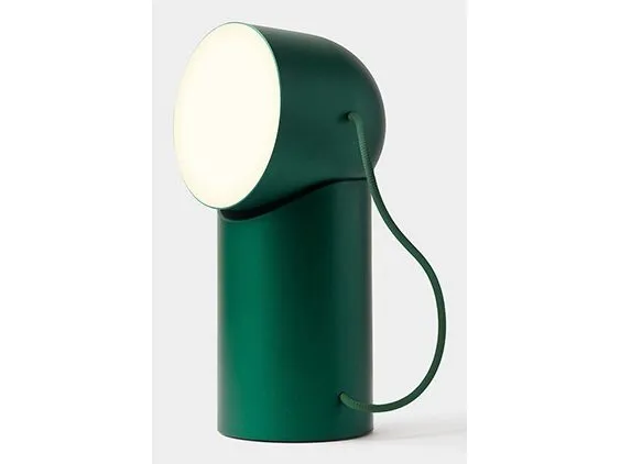 LEXON Orbe, Mørkegrønn, Akrylonitril-butadien-styren (ABS), Aluminium, Glass, Soverom, Barnerom, Korridor, Bord, Kontor, IPX4, 1 ampuller, LED