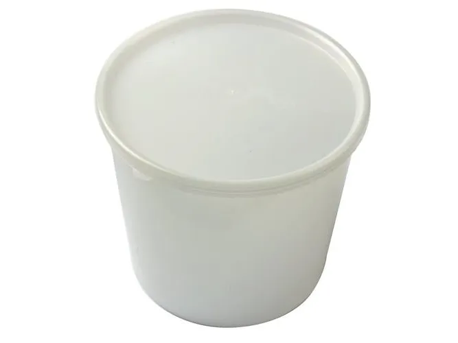 Bøtte 1l 133mm plast naturel uden låg