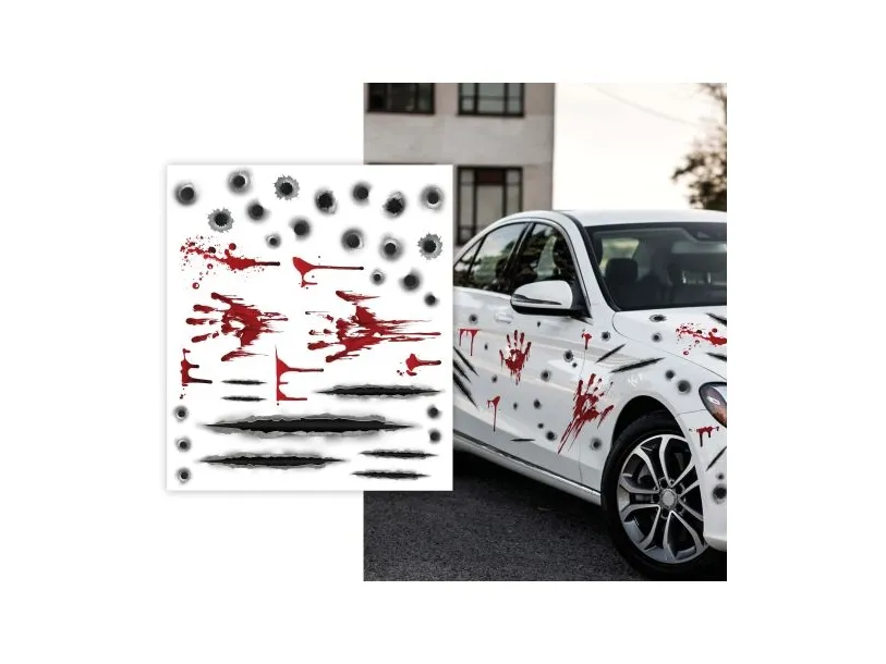 Halloween stickers til bil