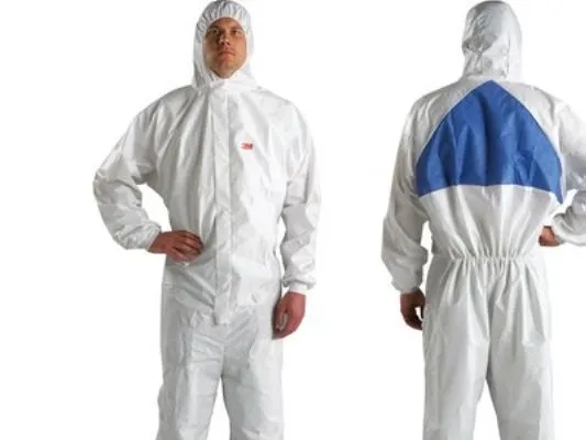3M 4540+XL, Blå, Hvit, XL, Strålingsbestandig, Sprutsikker, EN 1149-5 - Electrostatic Properties,? EN 1073-2 Particulate Radioactive Contamination,? EN..., Spunbond Meltblown Spunbond (SMS)