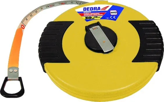 Dedra målebånd 20 m armert med glassfiber (M2011)