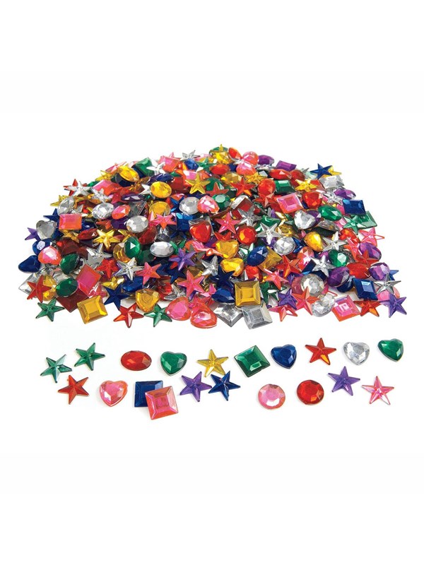 Colorations - Glitter Rhinestone Shapes 570pcs.