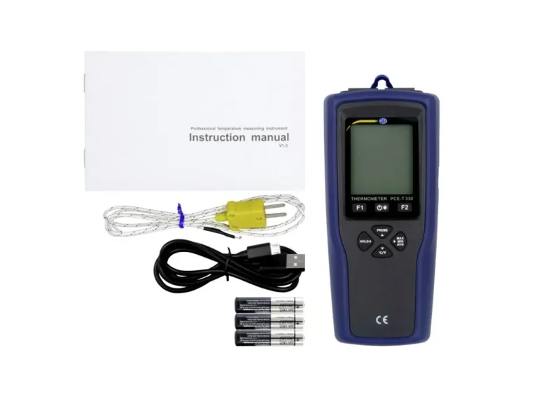 PCE Instruments PCE-T 330 Temperatur-datalogger -200 til +1370 °C