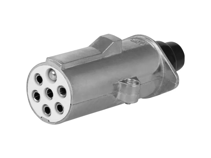 SecoRüt EP034 tilhengerplugg 7-pol type S (klemmer) aluminium