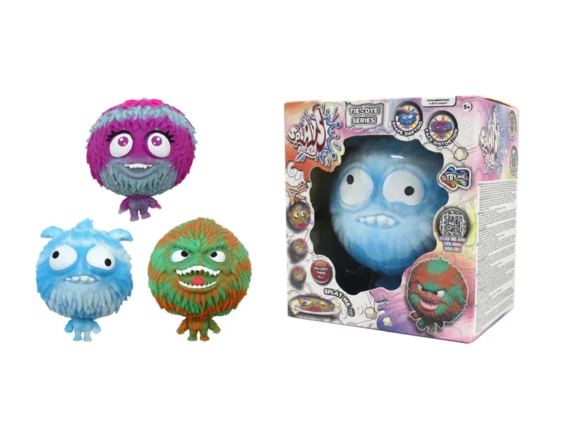 Splats Head, Tie Dye Monster, Asst.
