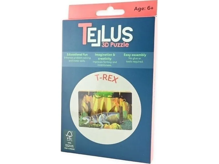 3D trebrett teater - T-Rex