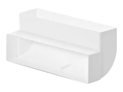 SILVERLINE 4021044 - 90 degree duct elbow - hvit