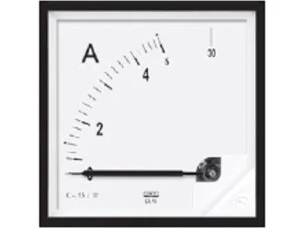 Lumel 800/400A analogt panelamperemeter for 400/5A transformator 72 x 72 mm IP50 C3 K=90 grader (EA17N F421000000)