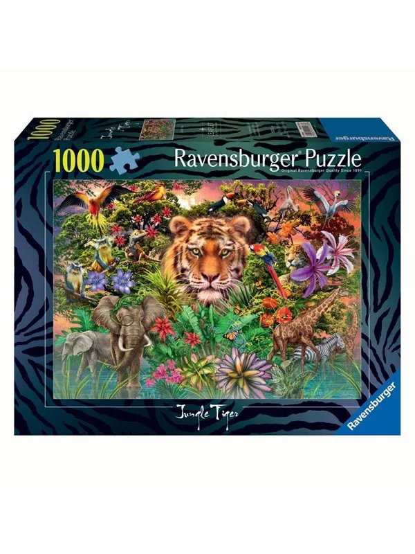 Ravensburger Jigsaw Puzzle Jungle Tiger 1000 pcs. Gulv