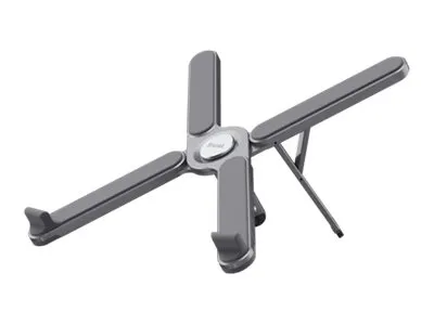 Trust Macy - Notebookstativ - foldable, aluminum - 17.3 - grå