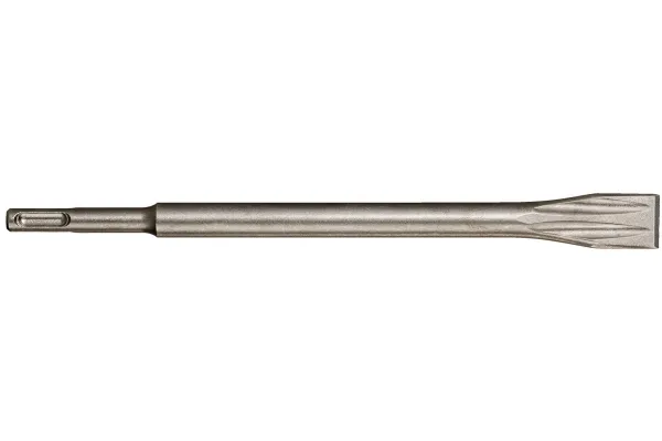 Metabo 629179000, Rotasjons hammer, Flat meisel-borekrone, 25 cm, Betong, Murverk, Stein, SDS Plus, Rustfritt stål