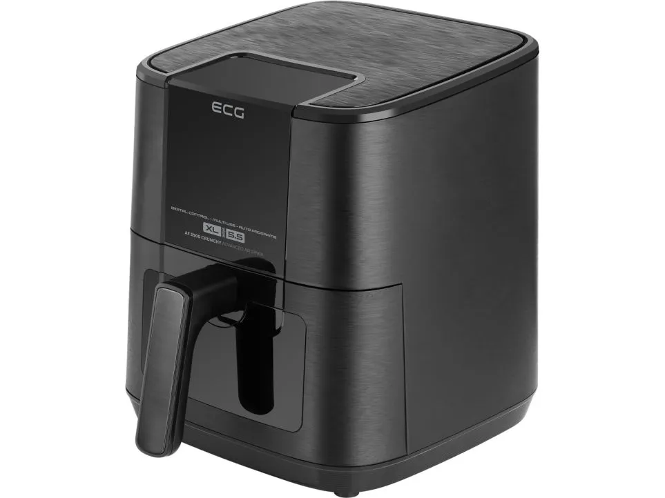 ECG AF 5500 Crunchy, Varmluftsfrityr, 5,5 l, 80 °C, 200 °C, 60 min, Single/enkelt