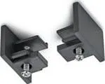 Trio DUOLINE 703032 endestykke til skinnesystem svart