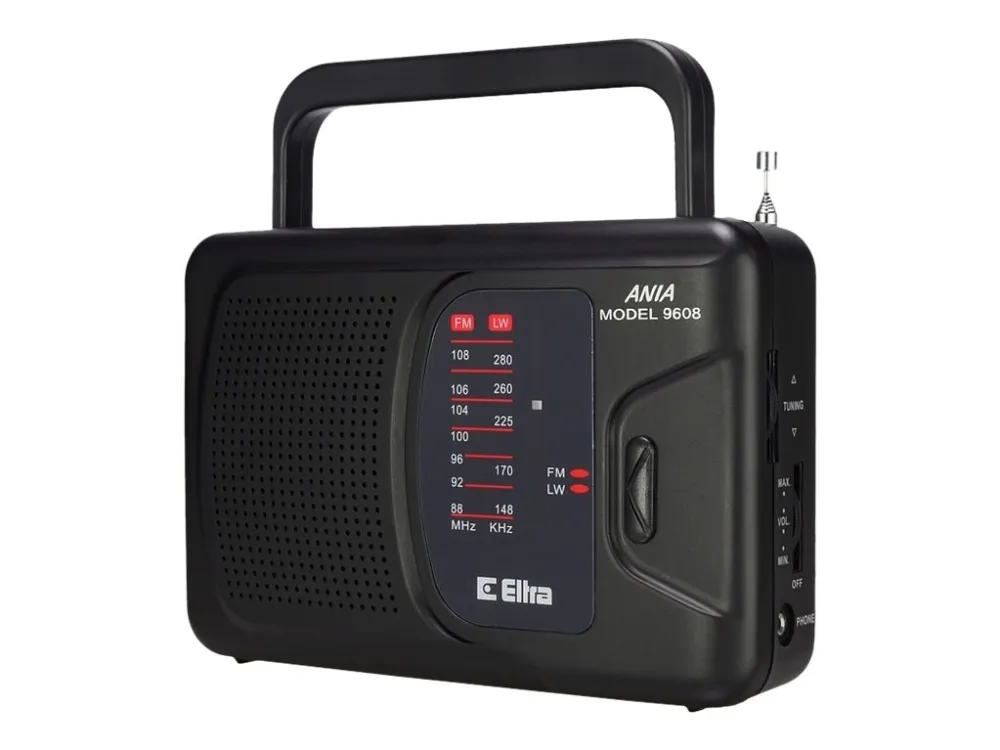ELTRA ANIA 9608 - Personlig radio - svart