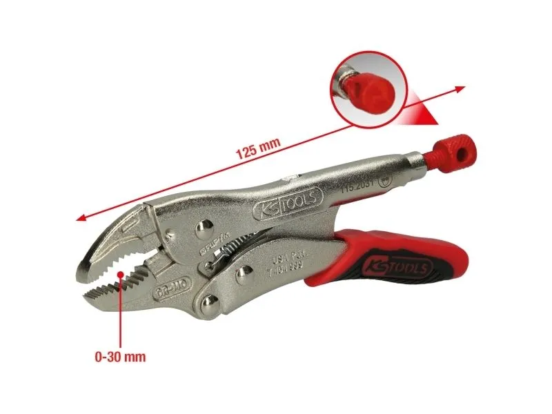 KS Tools 115.2032, Krom-molybden-stål, 175 mm