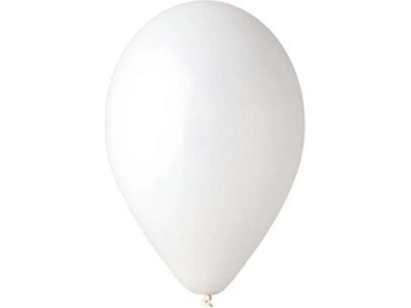 GoDan ballonger hvit, 26 cm, 100 stk
