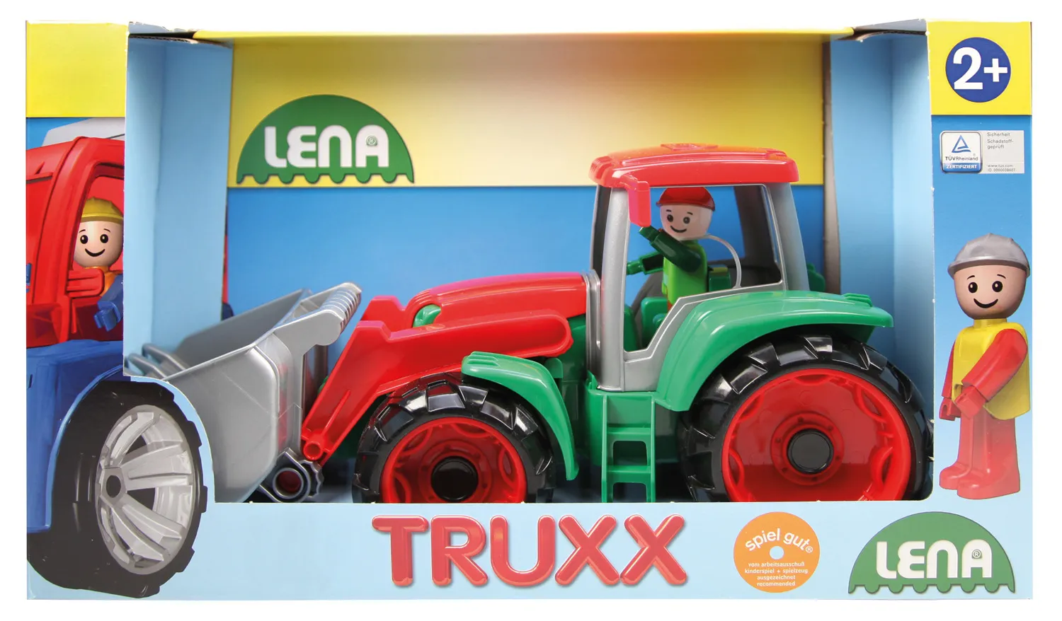 Lena TRUXX 04417, Traktor, 2 år, Plast, Svart, Grønn, Grå, Rød