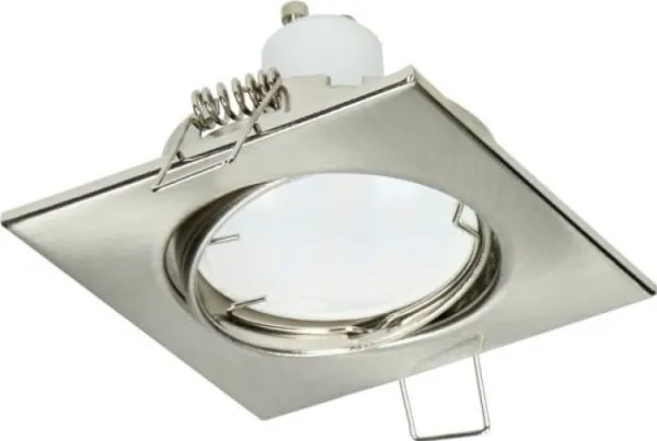 Taklampe Orno SUTRI SM dekorativ ramme for innfelte spotter, MR16/GU10 maks 50W, kvadrat, justerbar, sateng, AD-OD-6178/N