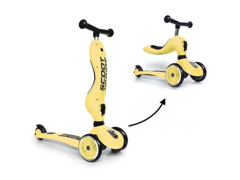 Scooter ScootAndRide Highwaykick 1 Żółty (96354)