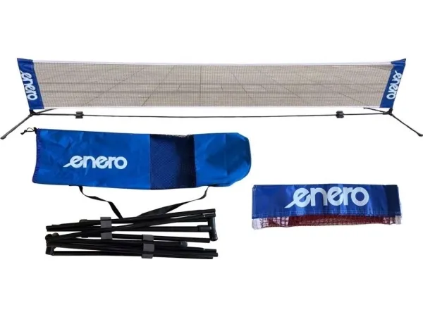 Enero med Enero-stolper 310x76cm for badminton og tennis