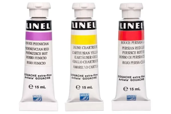 Ex-Fin guache 15 ml brun/rosa