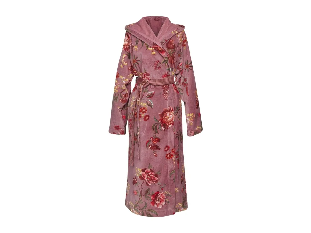 PIP Studio Secret Garden Bathrobe Mauve L
